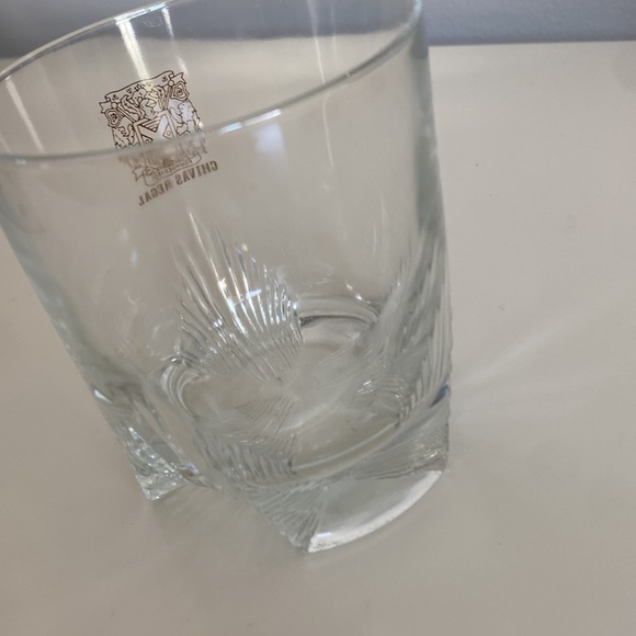 3.75”  Vintage CHIVAS REGAL Glass France Barware Scotch Cocktails - Picture 4 of 6